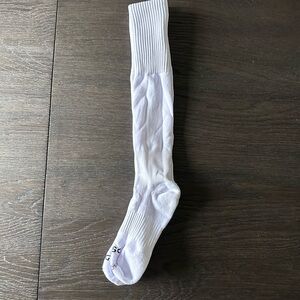 DSG White Athletic Knee-High Socks
